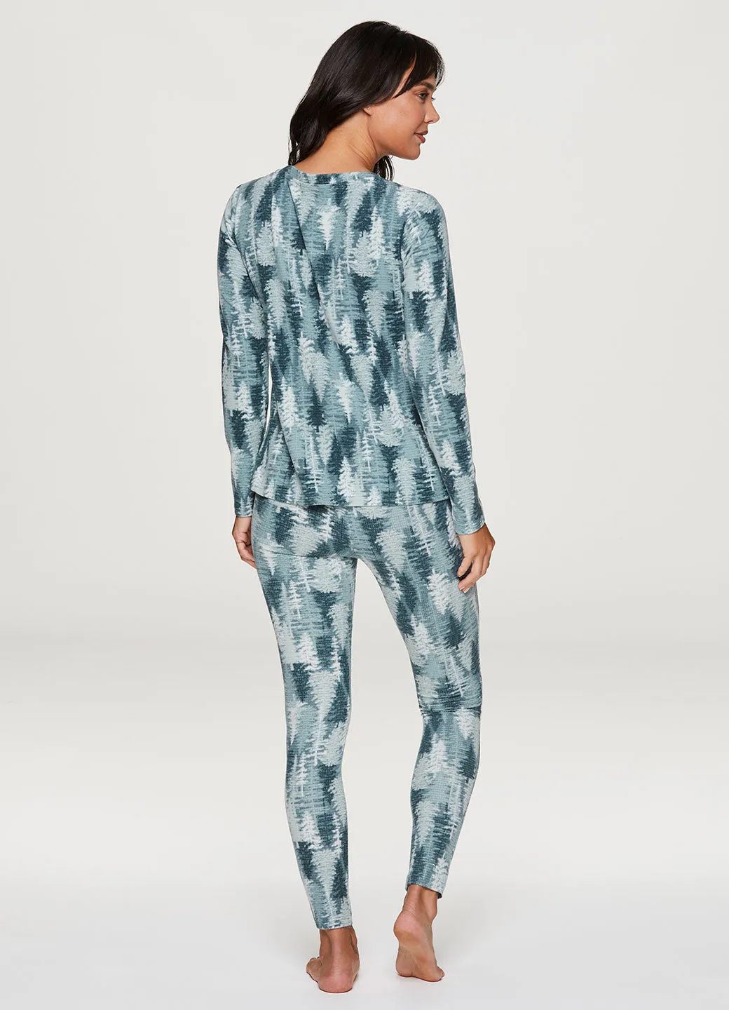 Pine Trees Thermal Pajama Set