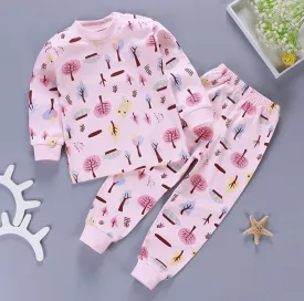 Pink Forest Baby and Toddler Pyjama Set