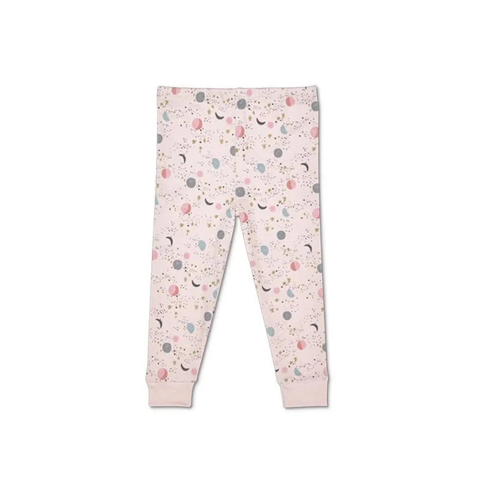 Pink Moon & Stars Pajama Set