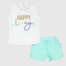 "Happy Always" Sleeveless Pajama