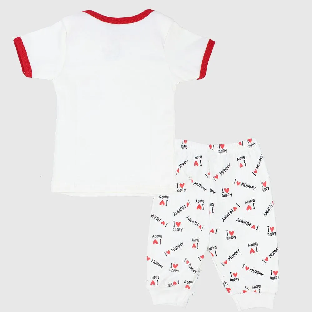 "I Love Daddy" Short-Sleeved Pajama