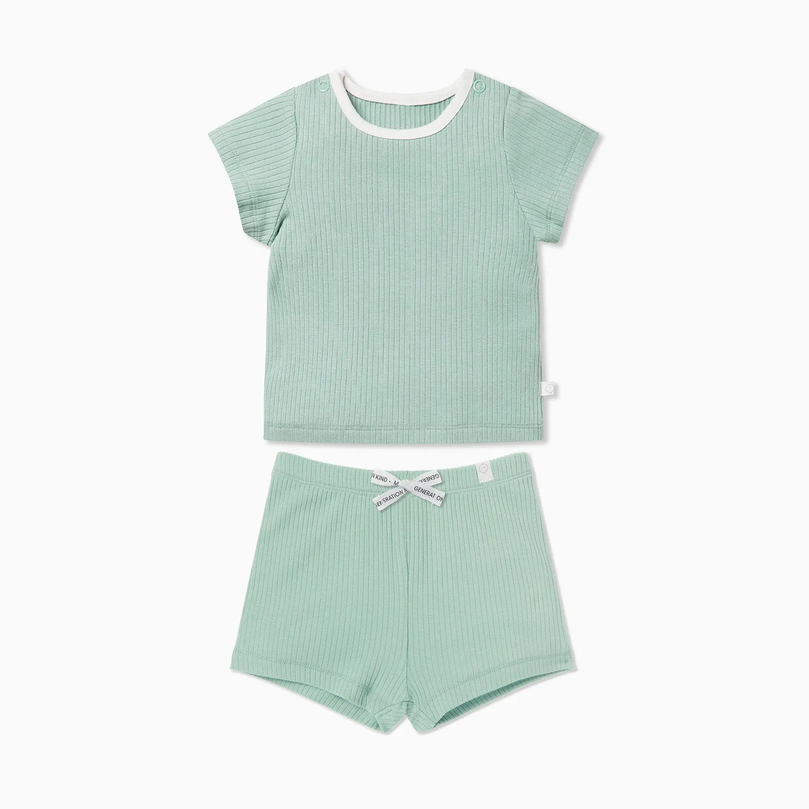 Ribbed Summer Pajama Set