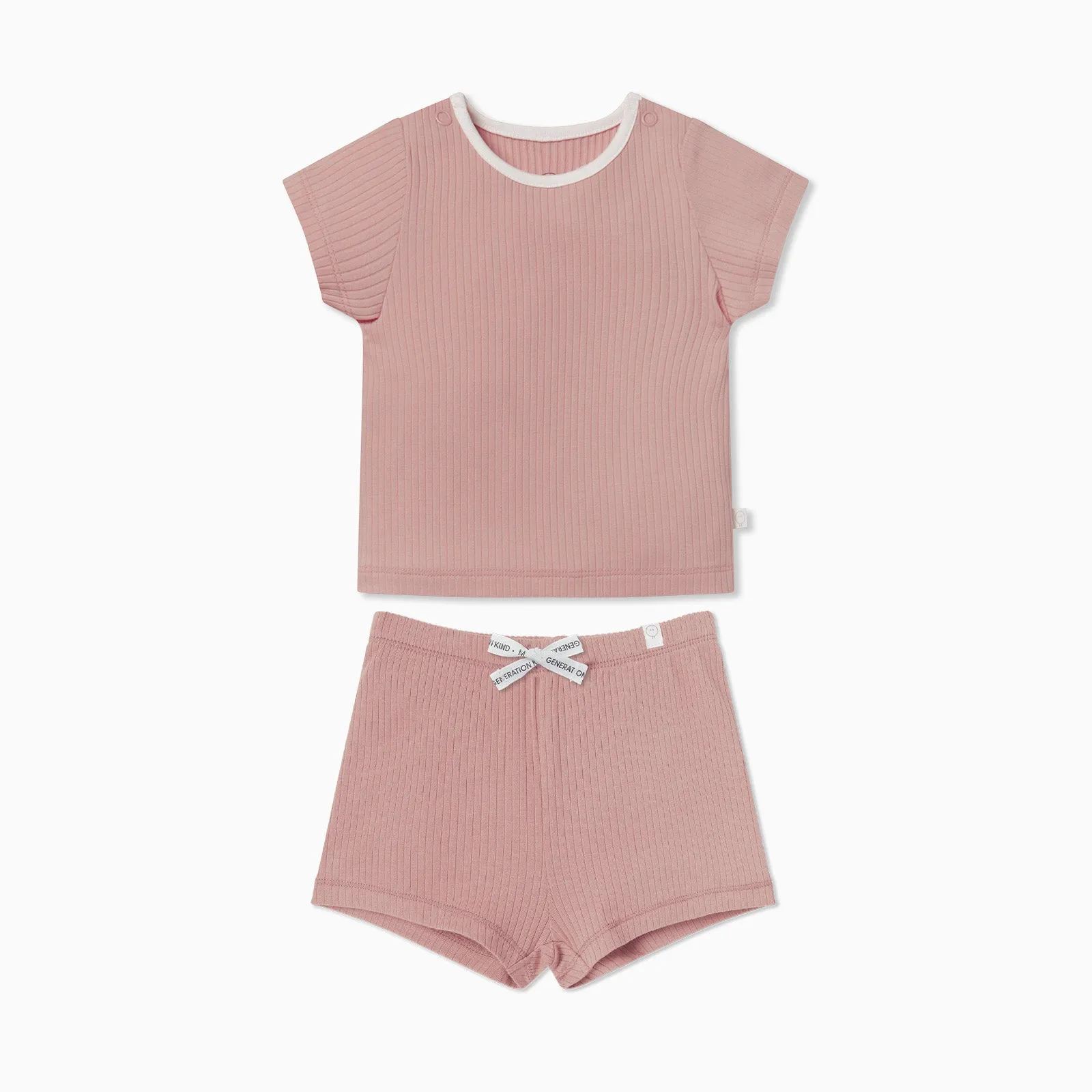 Ribbed Summer Pajama Set