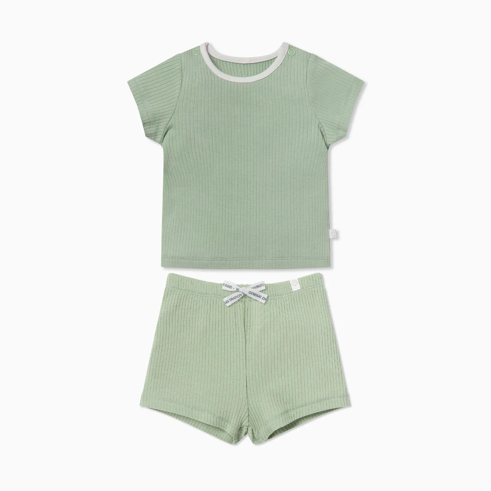 Ribbed Summer Pajama Set