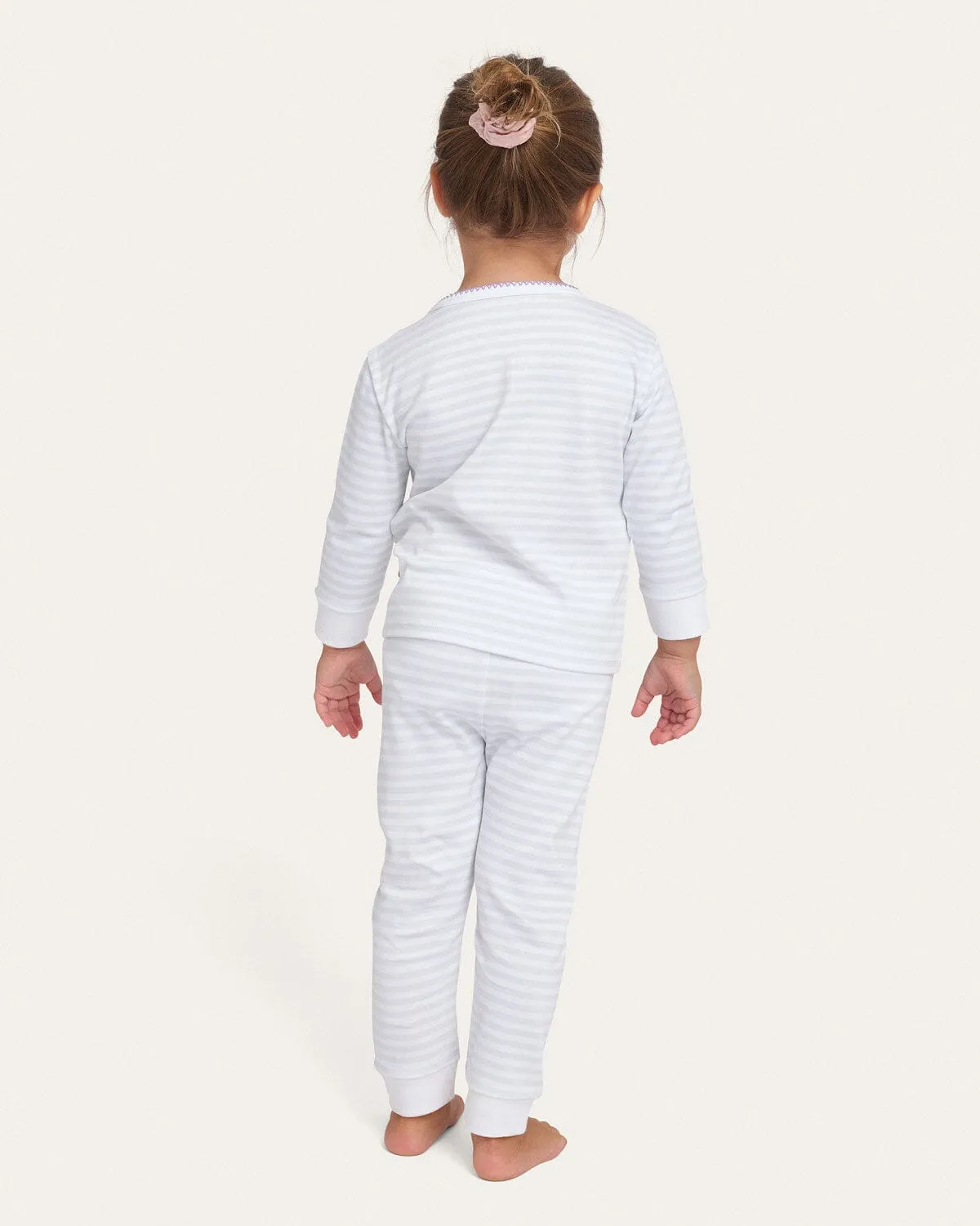 Riley Pajama Set in Sleepy Stripe