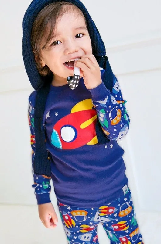 Rocket Long Sleeve Pajamas