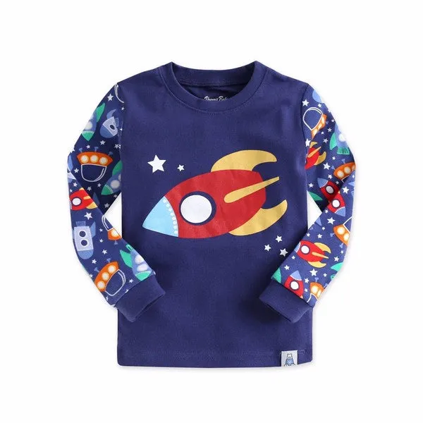 Rocket Long Sleeve Pajamas