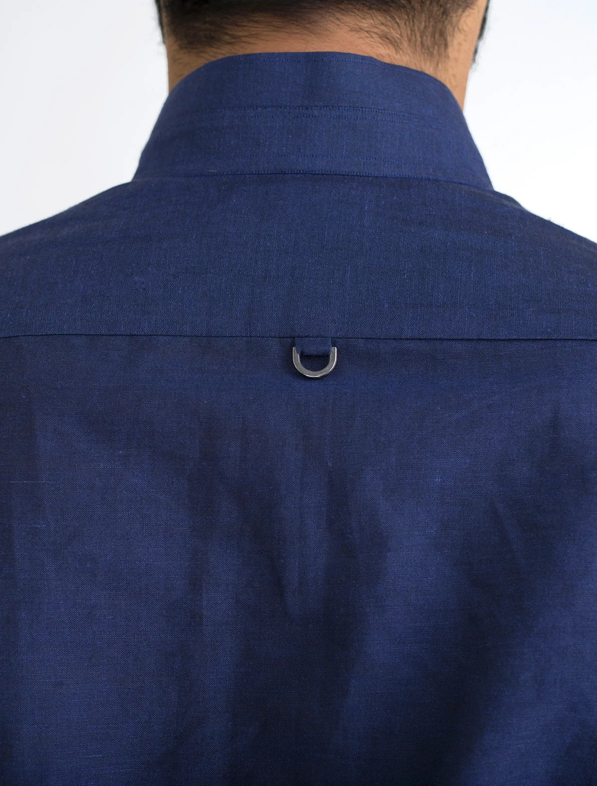 ROYAL BLUE LINEN KURTA PAJAMA