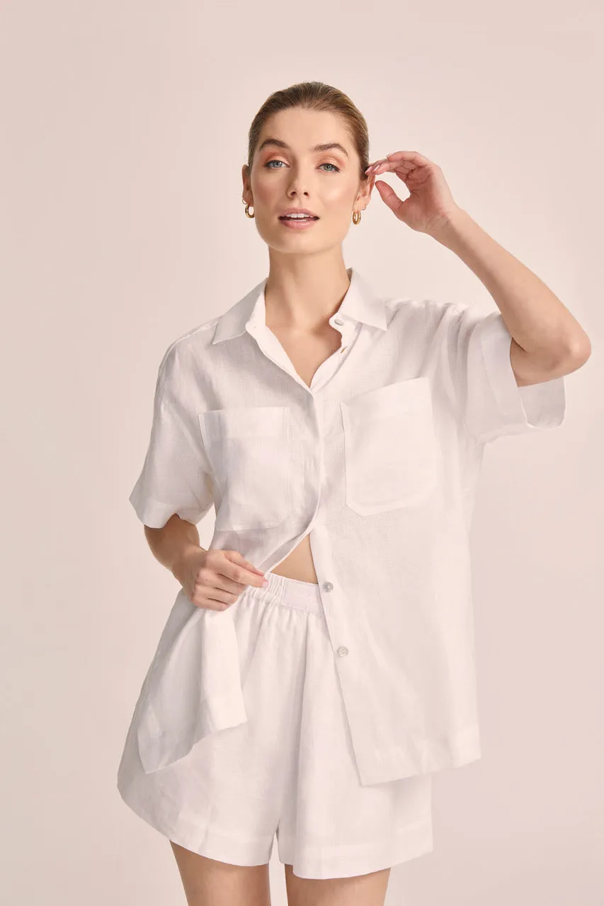 Safari Pyjama Set - White