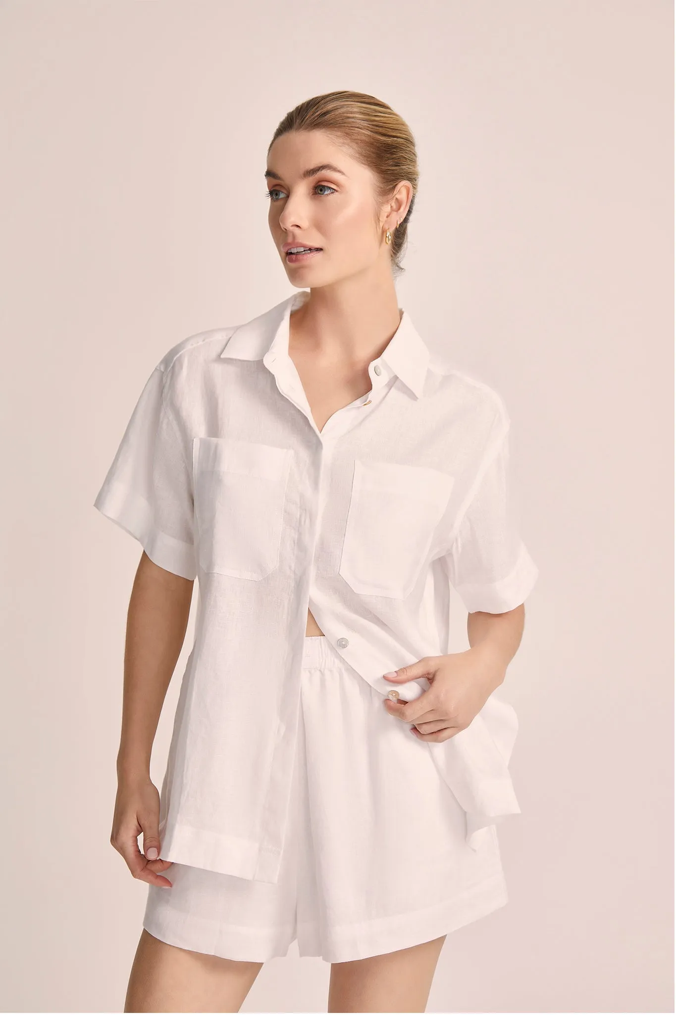 Safari Pyjama Set - White