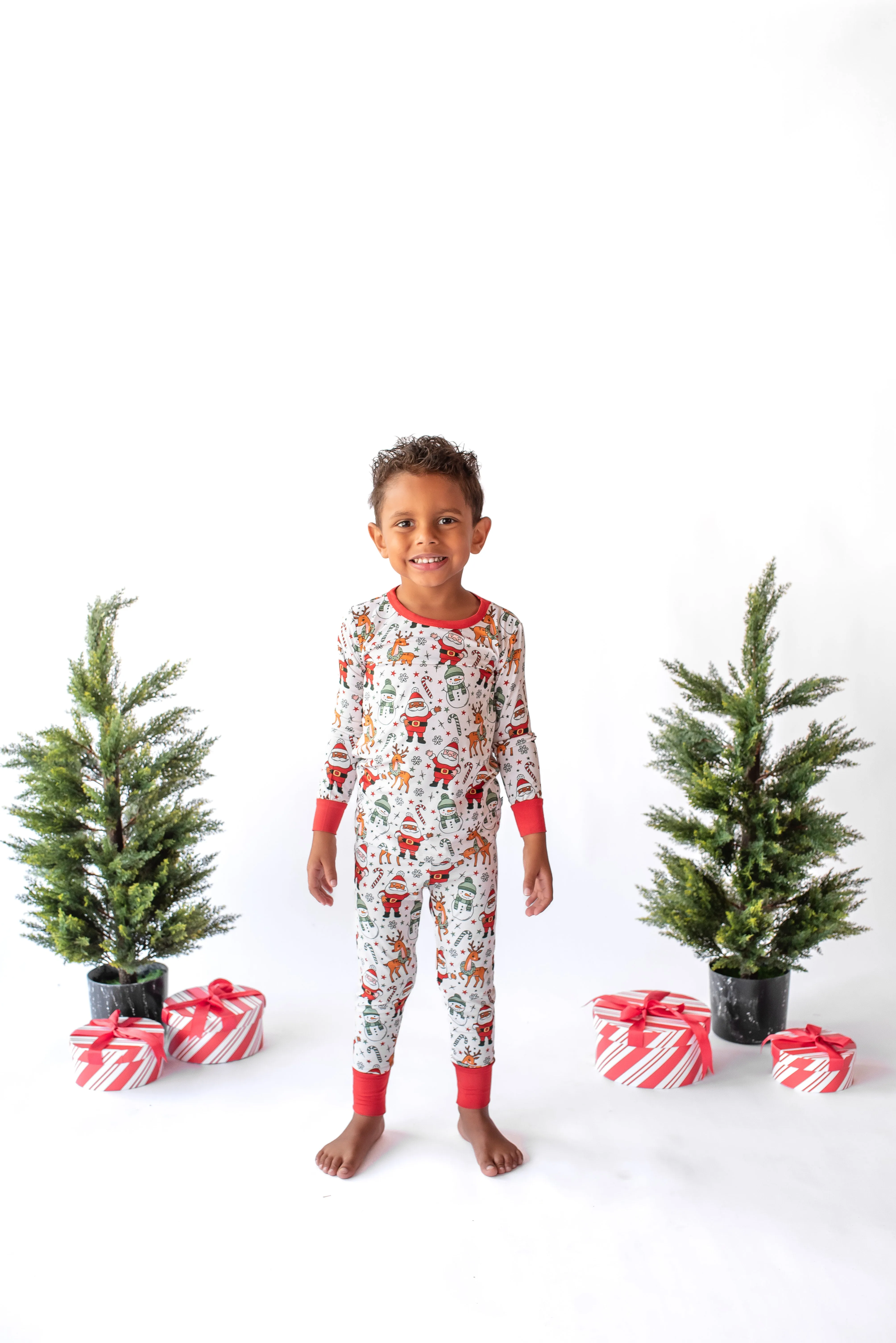 Santa and Friends 2pc Long Set