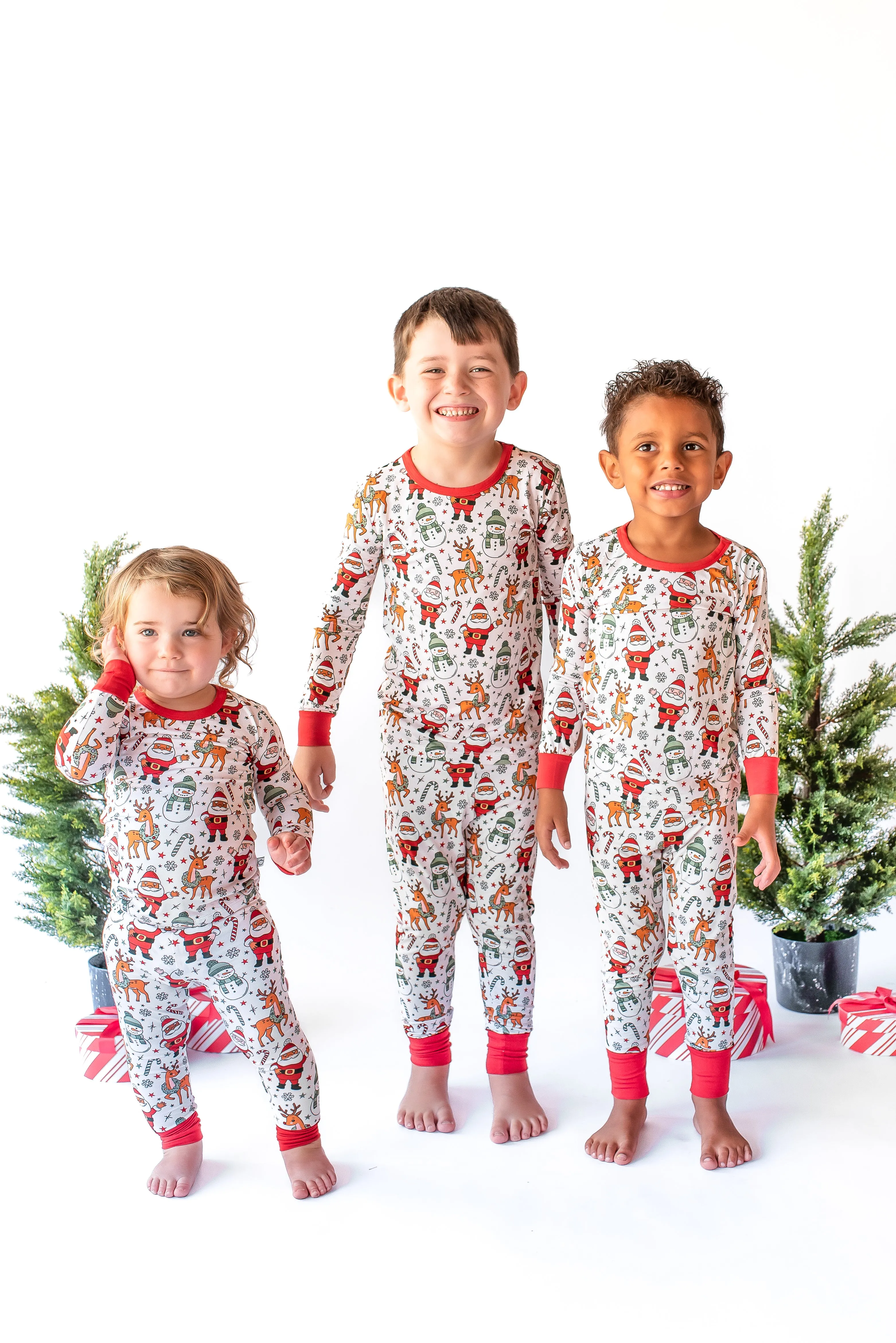 Santa and Friends 2pc Long Set