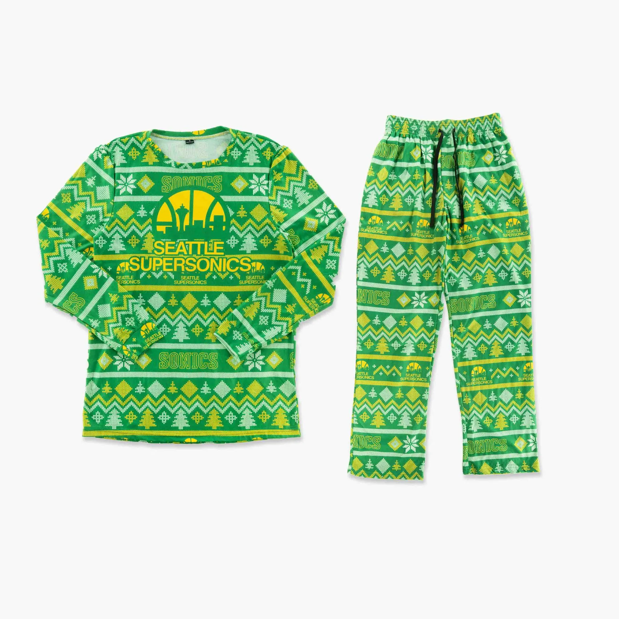 Seattle Supersonics Skyline Pajama Set