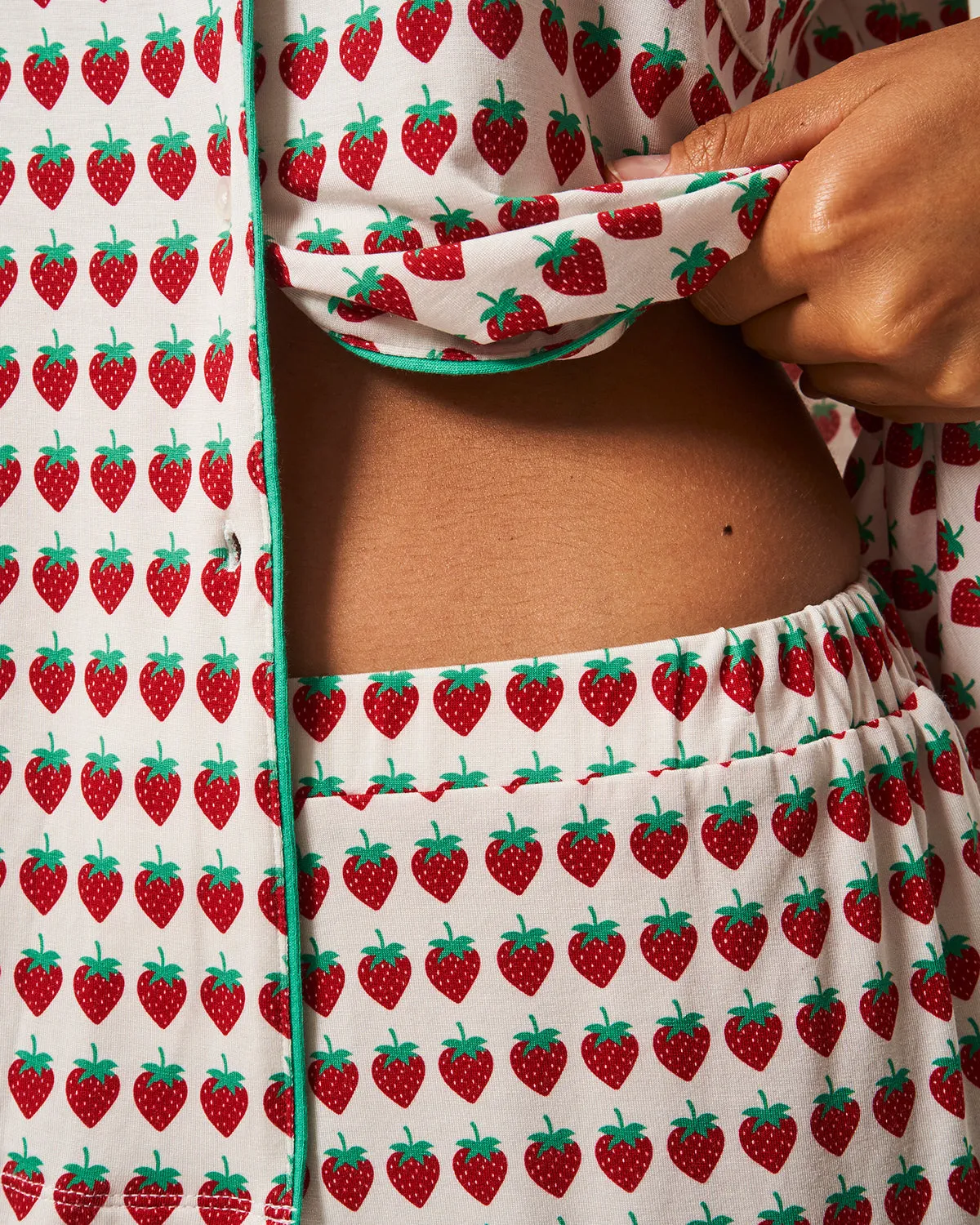 Short Pajama Set - Strawberry Dreams