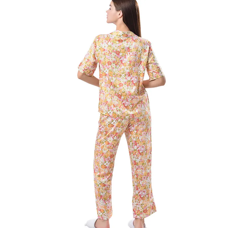 Short Sleeve and Pants Floral