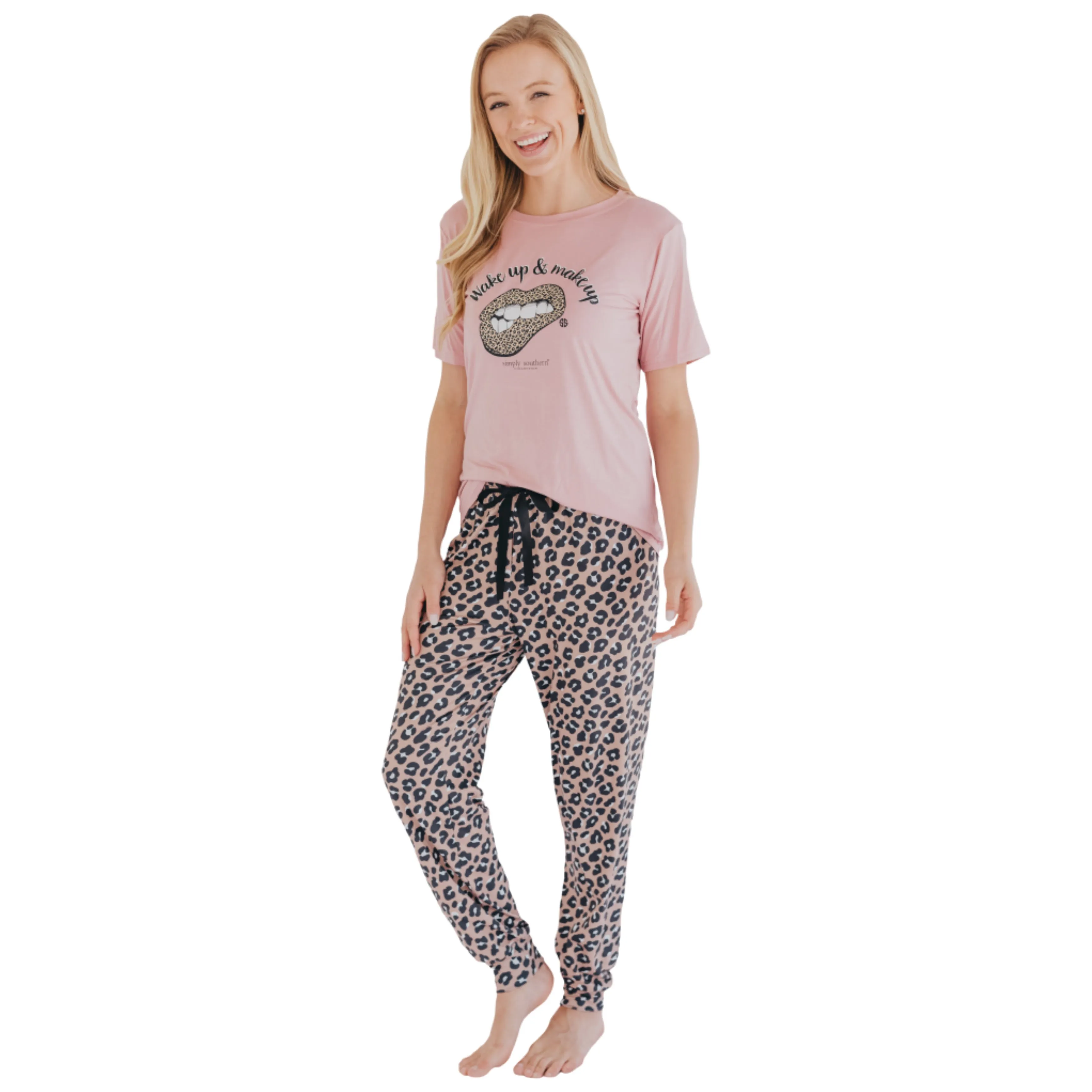 Simply Southern "Wake Up & Makeup" PJ Set