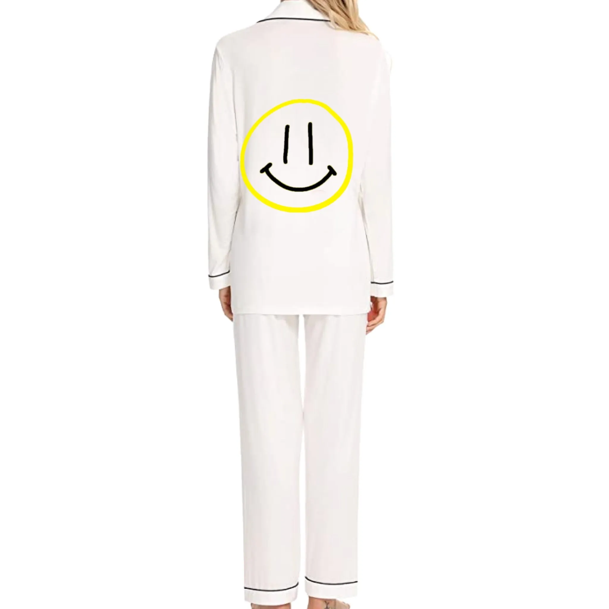 Smile Pajama Set Bamboo L/S