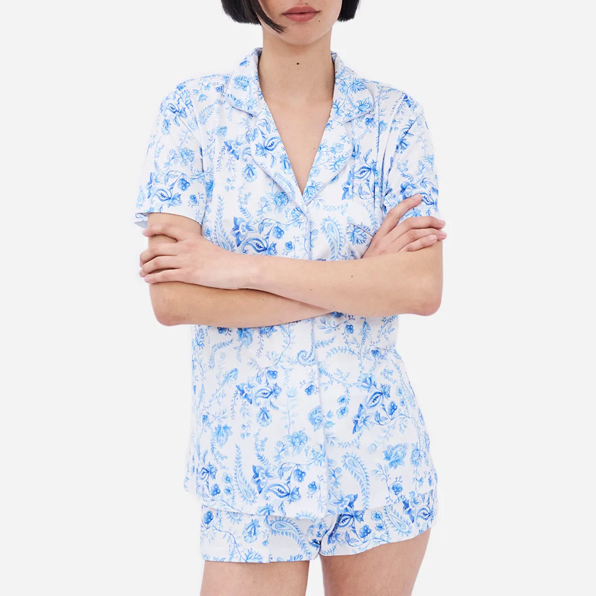 Soft TENCEL™ Modal Short Paisley Pajama Set