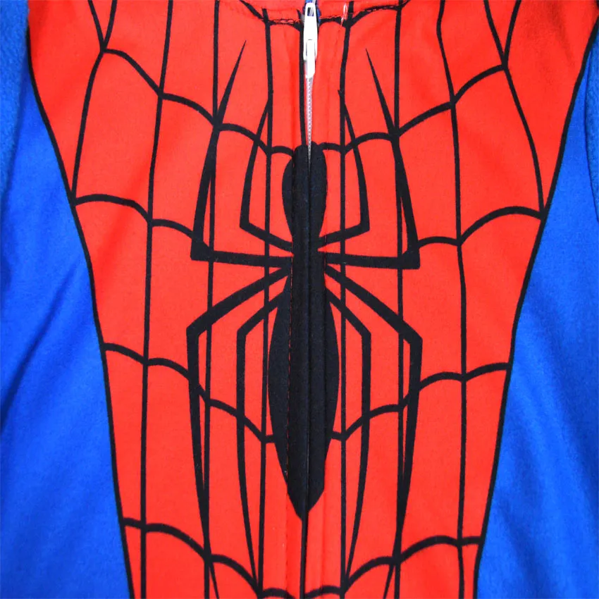 Spiderman Fleece Hooded Blanket Sleeper Pajamas