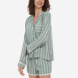 Striped Short PJ Set