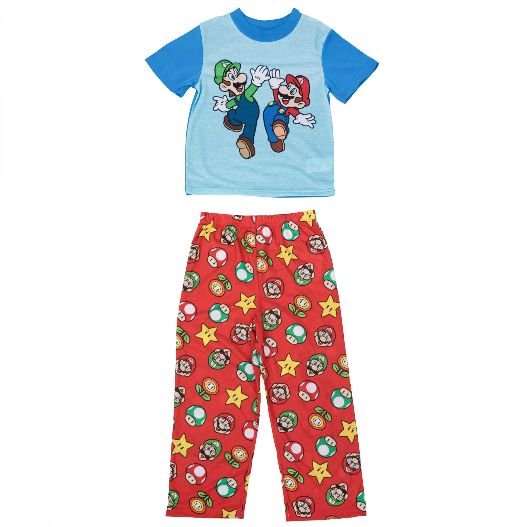 Super Mario Bros. High Five 2-Piece Pajama Set