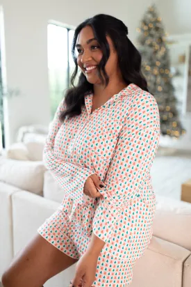 Sweet Dreams In Rockin' Around Bamboo Pajama Set FINAL SALE