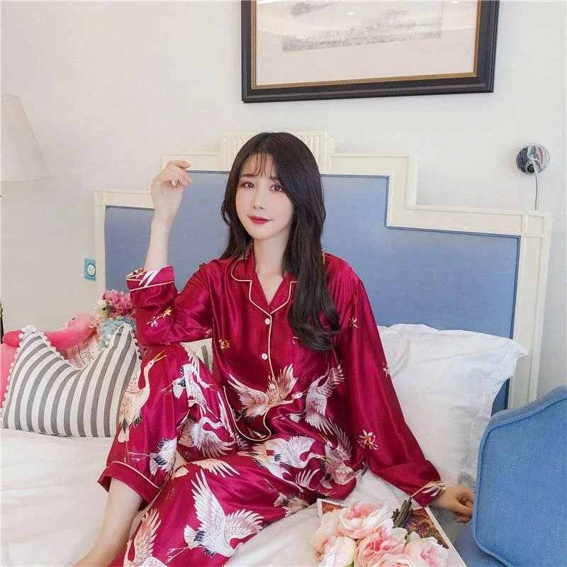 Two-Piece Cozy Soft Long Sleeve Pajamas Set