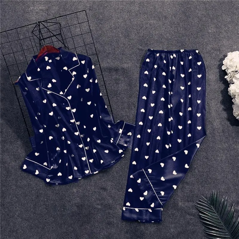 Two-Piece Cozy Soft Long Sleeve Pajamas Set