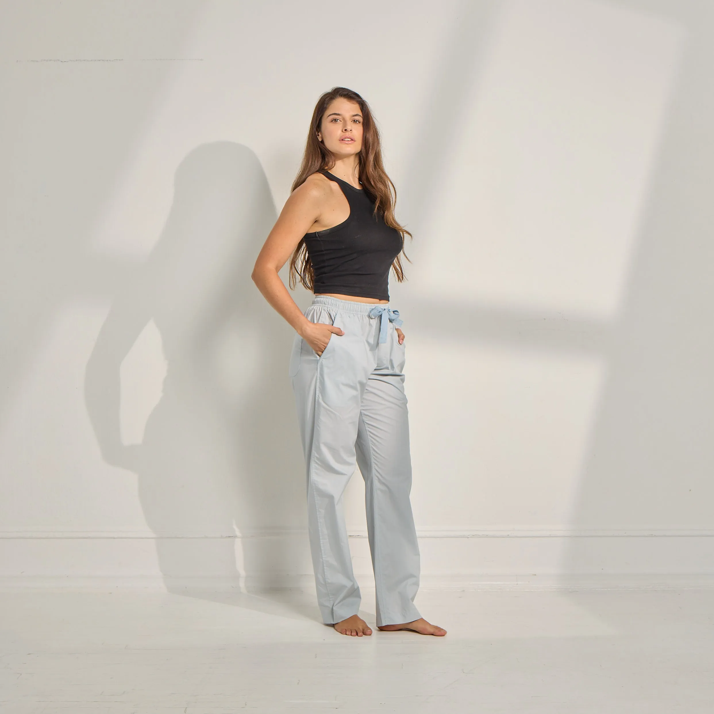 Unisex Organic Cotton Poplin Boyfriend Pant