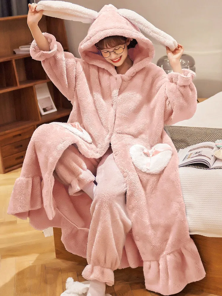 Velvet Plush Pajama Set