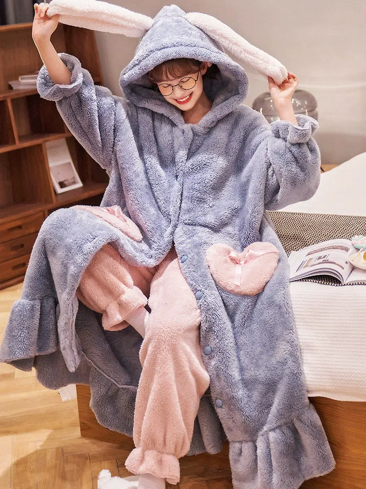 Velvet Plush Pajama Set