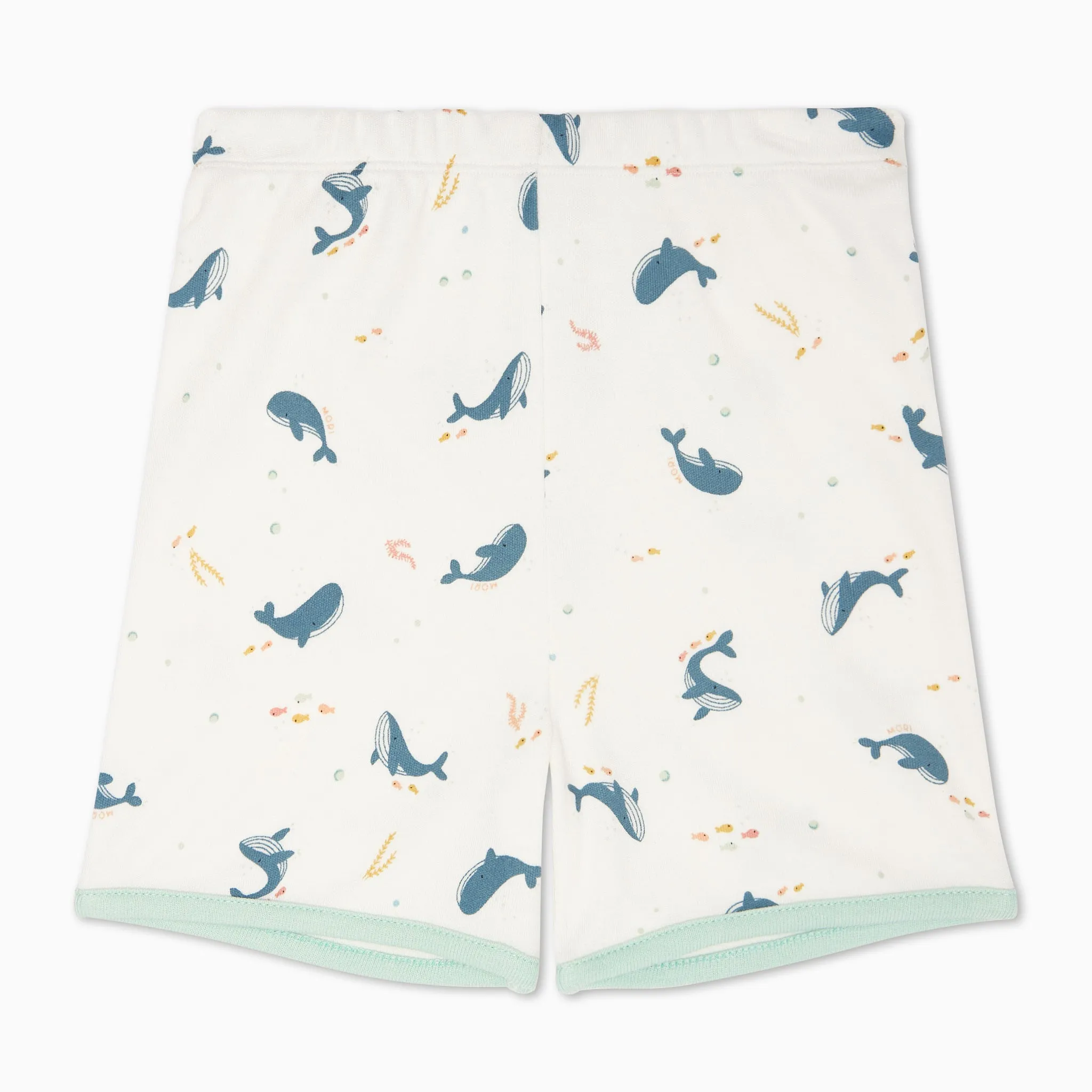 Whale Print Summer Pajama Set