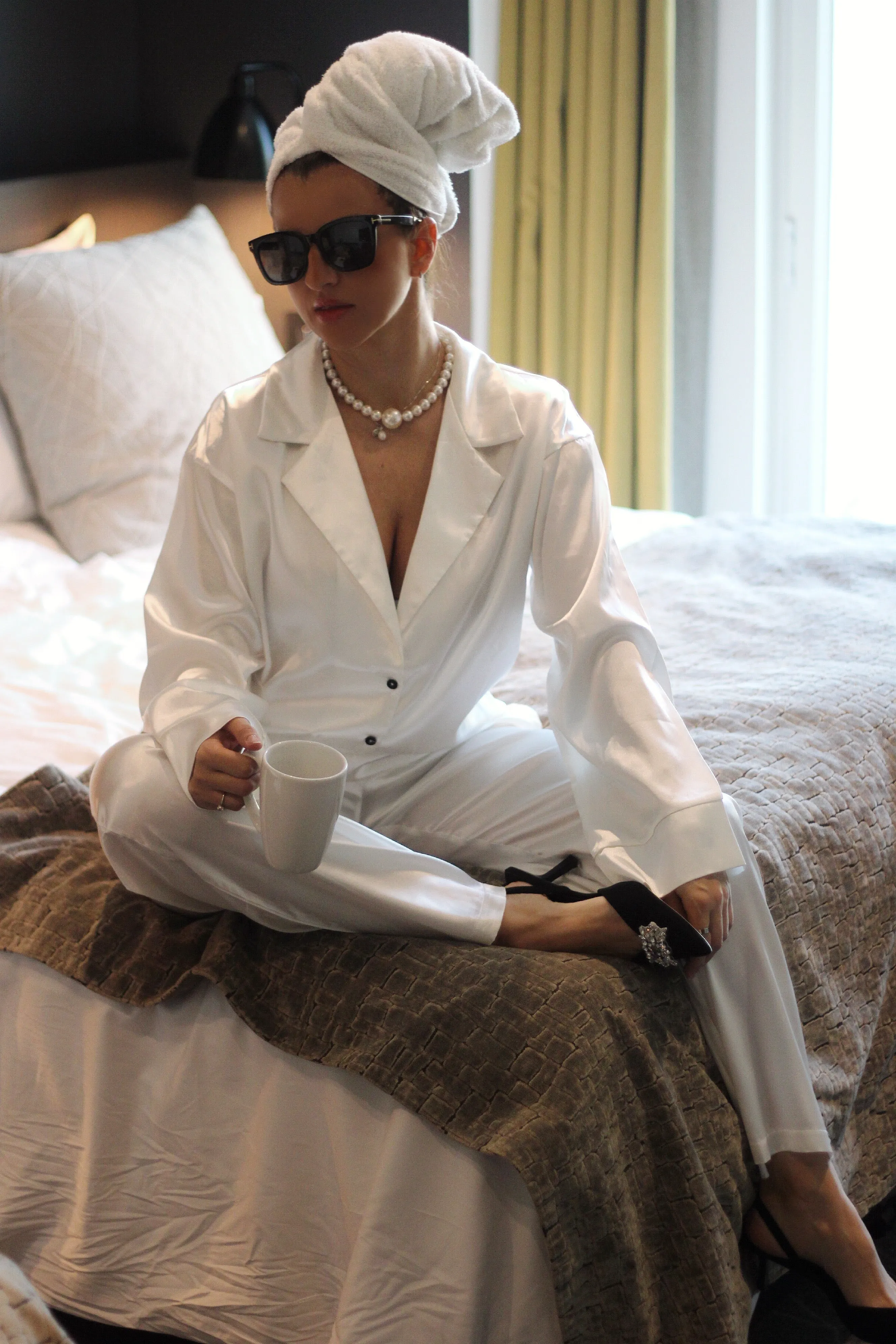 White Bridal Pyjamas Set