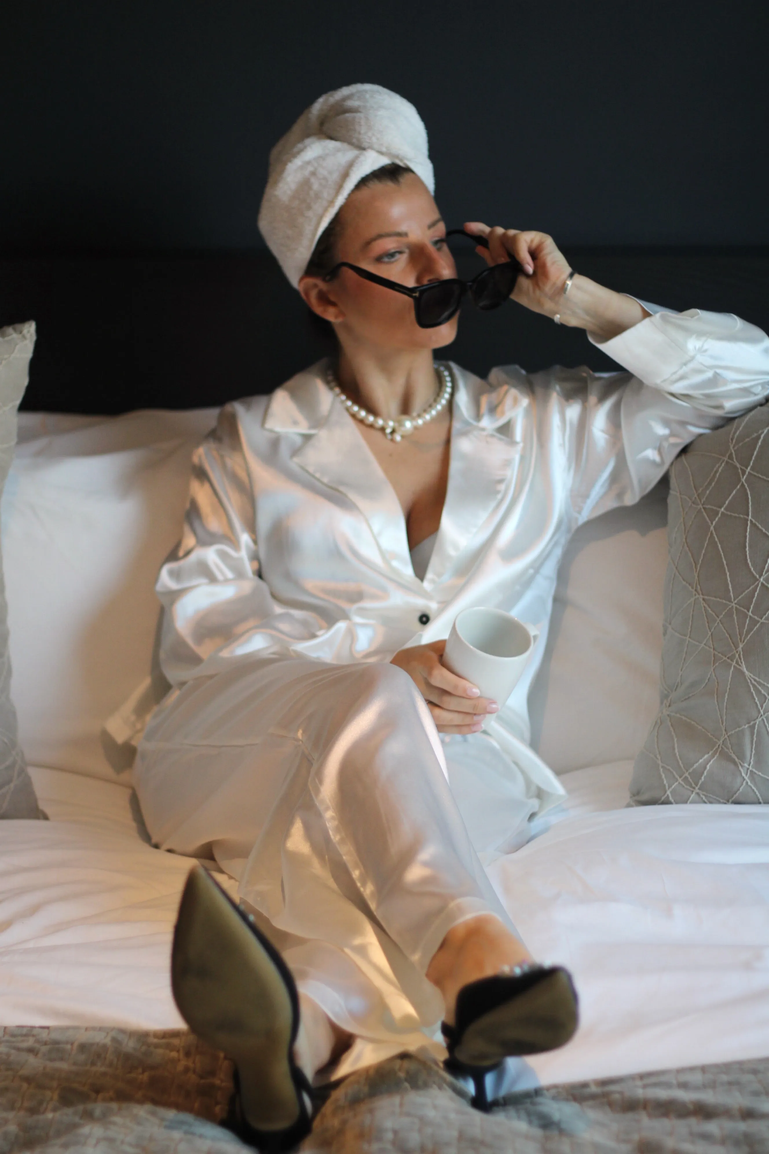 White Bridal Pyjamas Set