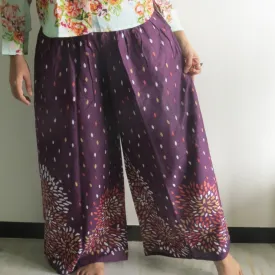 Wide Leg Cut Elastic Pajamas