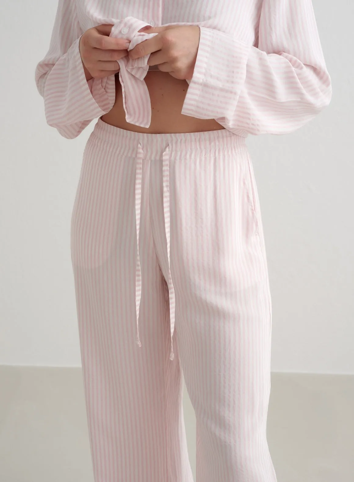 Winter Bloom Stripe Pyjama Pants