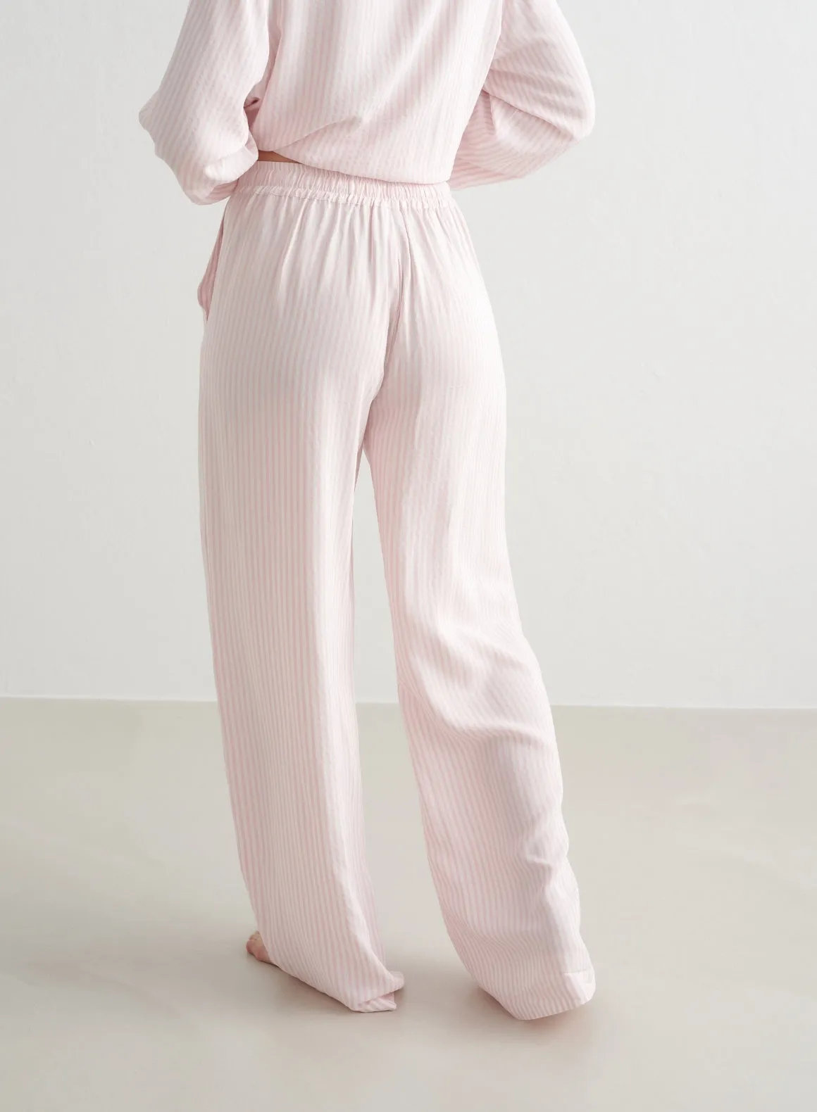 Winter Bloom Stripe Pyjama Pants