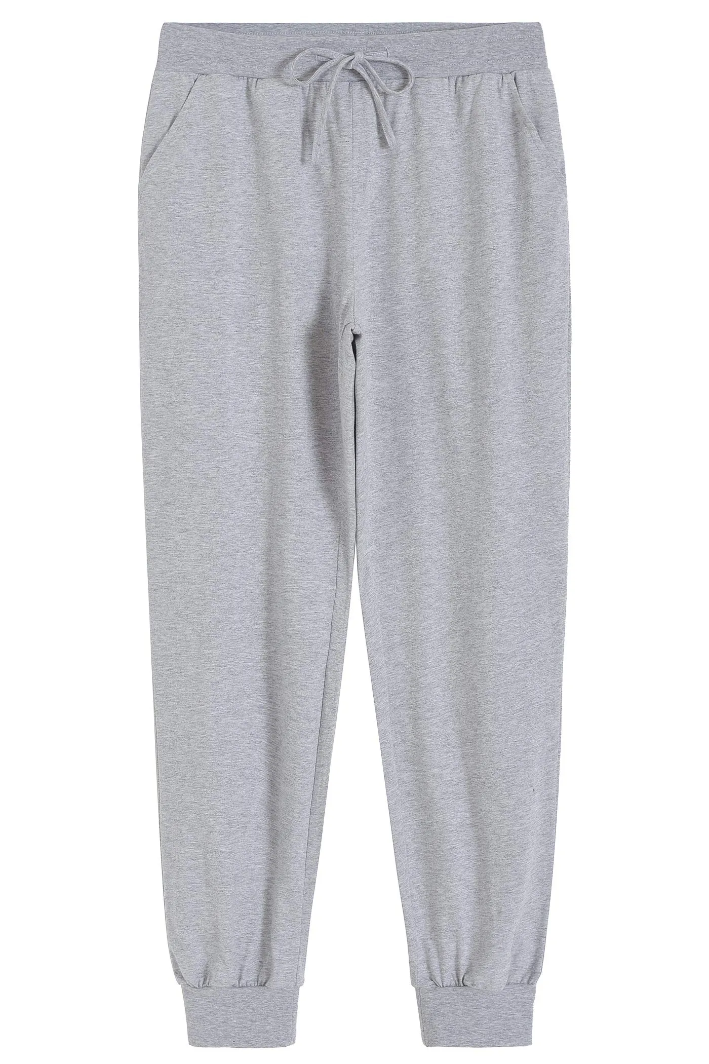 Women's Cotton Pajama Joggers Knit Lounge Pants