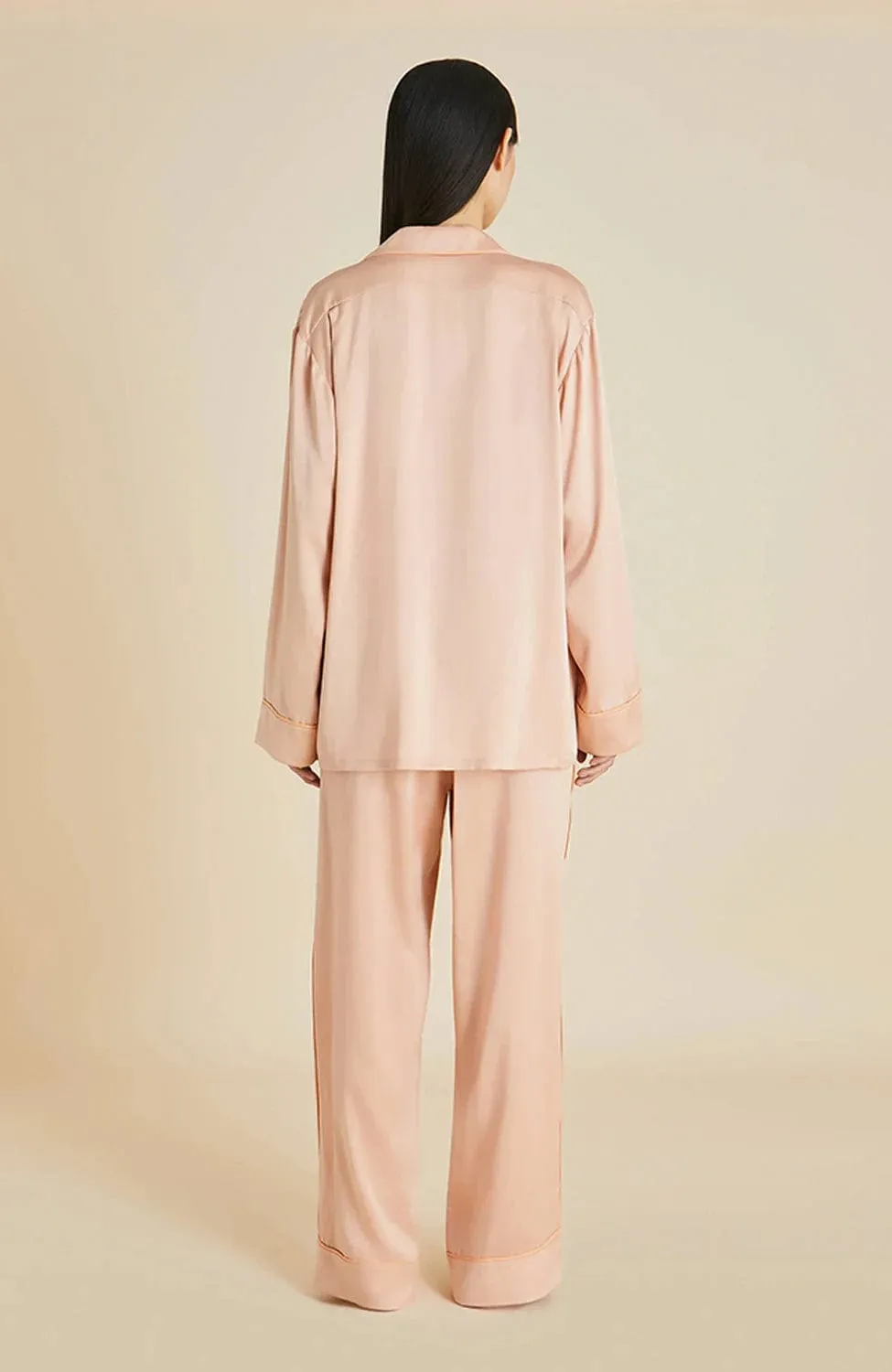 Yves Shell Silk Pajama Set